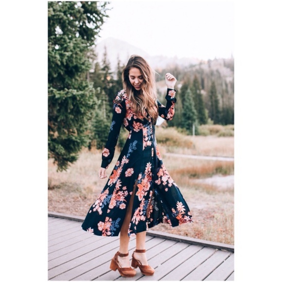 Free People Dresses & Skirts - Free People Miranda Midi Dress  NWOT